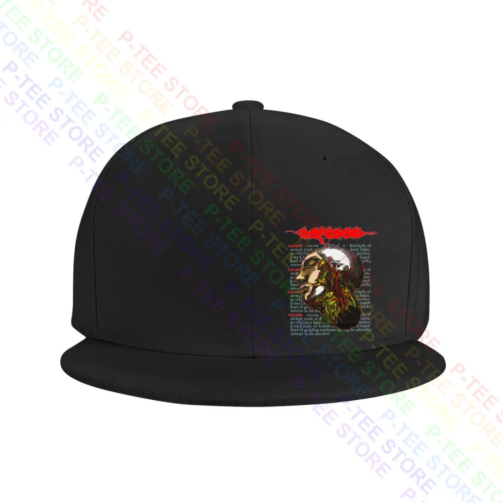 

Carcass Shirt Anatomical Head Baseball Cap Snapback Caps Knitted Bucket Hat