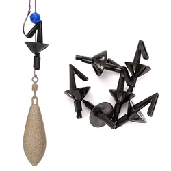 20pcs Impact Bait Shields Sea Fishing Rig Bait Holder Clip Simple Plastic Unhooking Device Fishing Tools