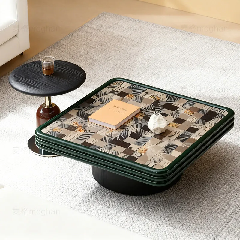 

Black Arabic Coffee Tables Round Luxury European Apartment Bauhaus Coffee Tables Living Room Vintage Mesa De Centro Furniture