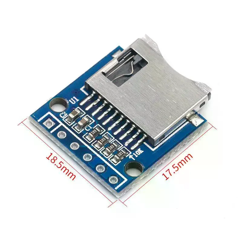 3Pcs  Card Module SPI Interface Unsoldered TF Card Connectors for STEM Education  Programming Practice