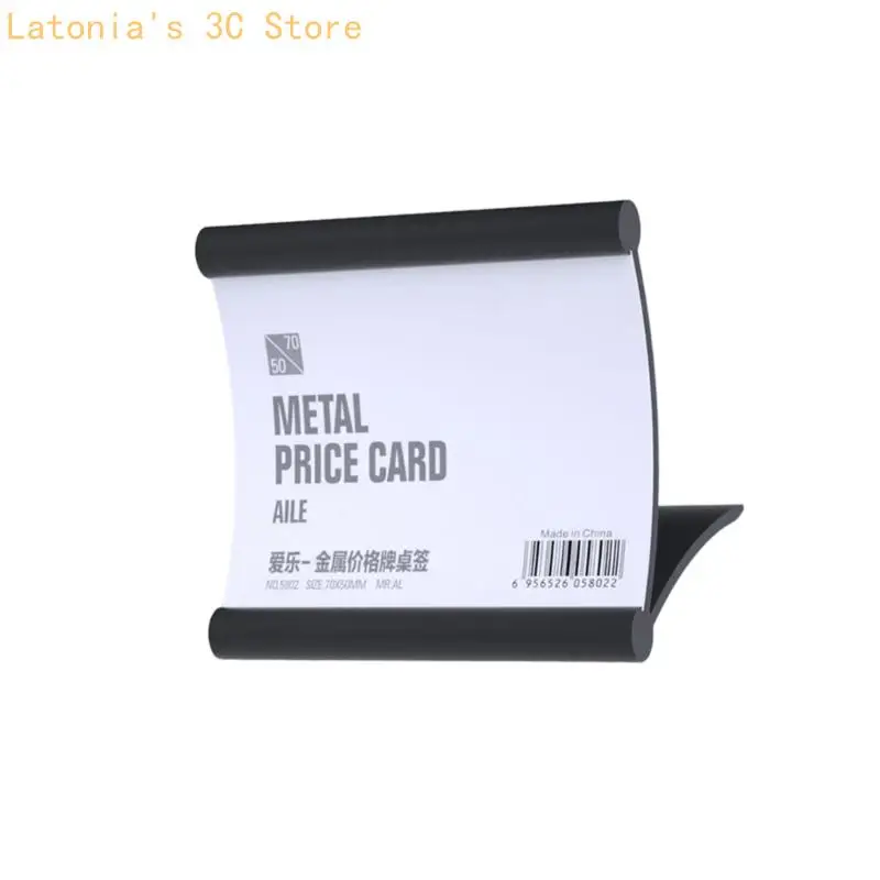 Table Sign Holders For Business And Retail Display With Paper Compatibility X3UB
