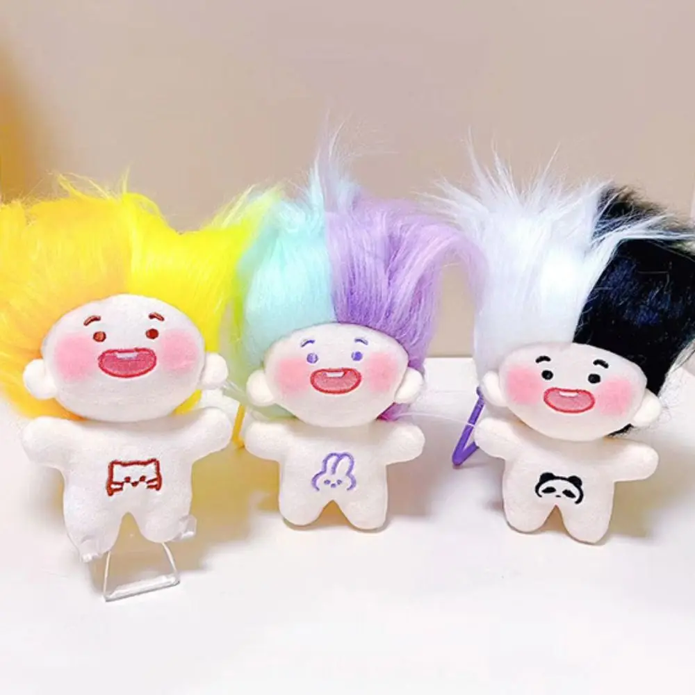 No Clothes Missing Teeth Cotton Doll Missing Teeth Key Chain Style Toothless Doll Key Chain Kawaii PP Cotton