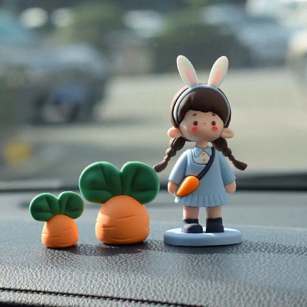 

1Set Cute Car Dashboard Ornament Center Console Decoration Creative Interior Accessories Vehicle Dashboard Decor Car Interior