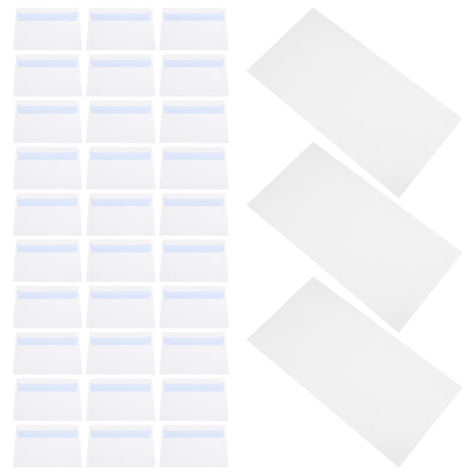 

50Pcs Release Paper Envelopes Stay Flat Secure Mailers for Confidential Letters Small Business Packaging Shipping Supplies