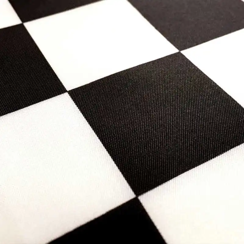 Triangle Checkered Hanging Flag Black and White Chequered Printed 38 Pieces F1 Sports Auto Racing Decorative Flags and Banners view 5