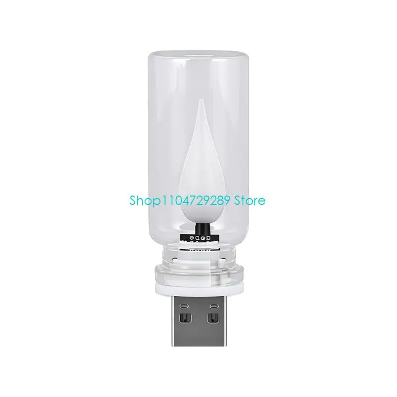 D8KE Car Interior Mood Light USB Powered Mini Accent Lamp for Commute