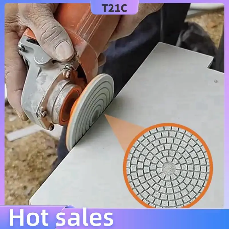 

T21C 15X Integrated Stone Trimming And Polishing Disc, For Stone Concrete Marble Floor Grinders Or Polisher