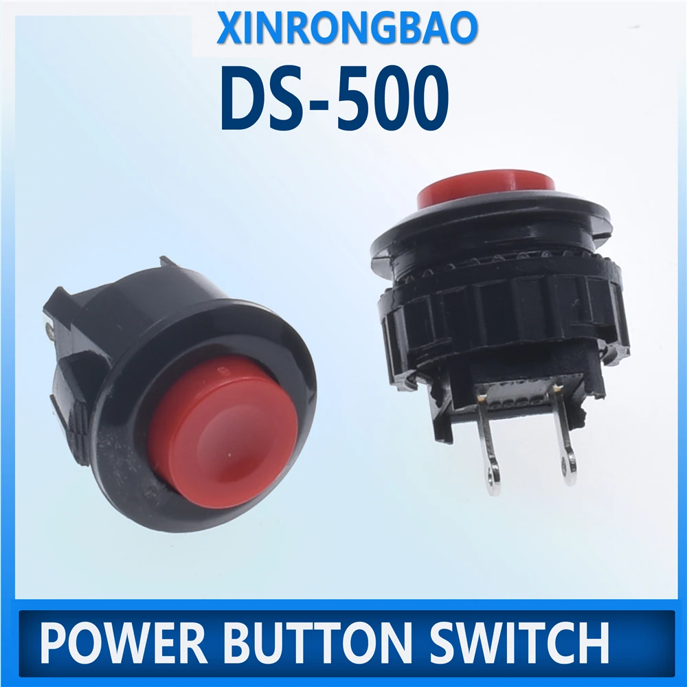 10PCS DS-500 Normally Open And Press On The Unlocked Self-Reset Button Switch 14mm DS-501 Press On The Unlocked Switch