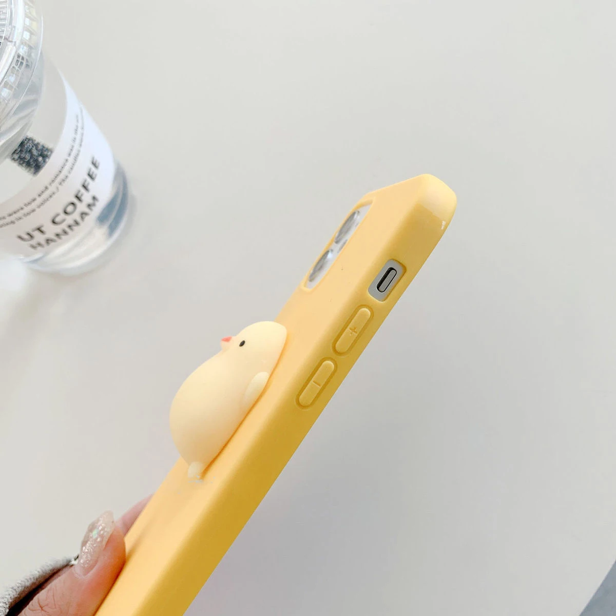 3D Squishy Toys Chick Cat Case For Apple iPhone 17 Air 16 Pro Max 15 14 Plus 12 13 mini 11 Pro Max Animals TPU Cover Soft Cases