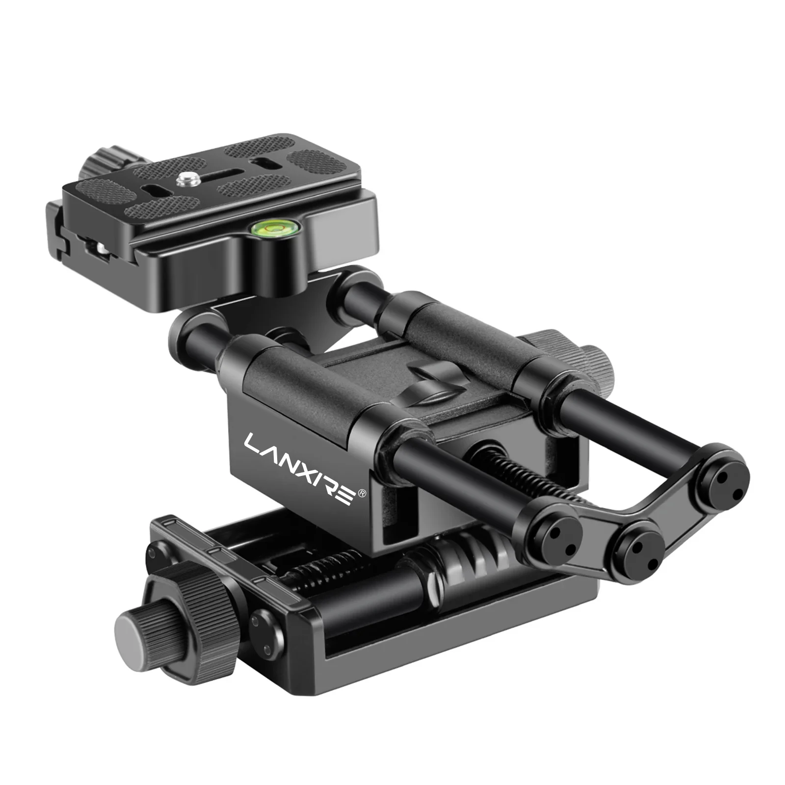 

Lanxire Pro 4-Way Macro Focusing Rail Slider with Quick Shoe Plate, Compatible with Canon, Nikon, Sony, DSLR & Camcorders