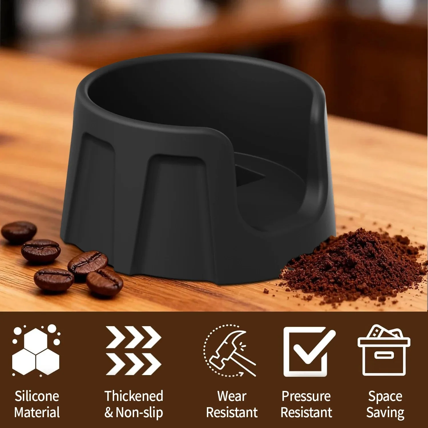 Kanone Portafilter Holder Compatible With Ninja Espresso Machine, Espresso Tamping Station for Ninja Luxe Cafe Maker Coffee Tool