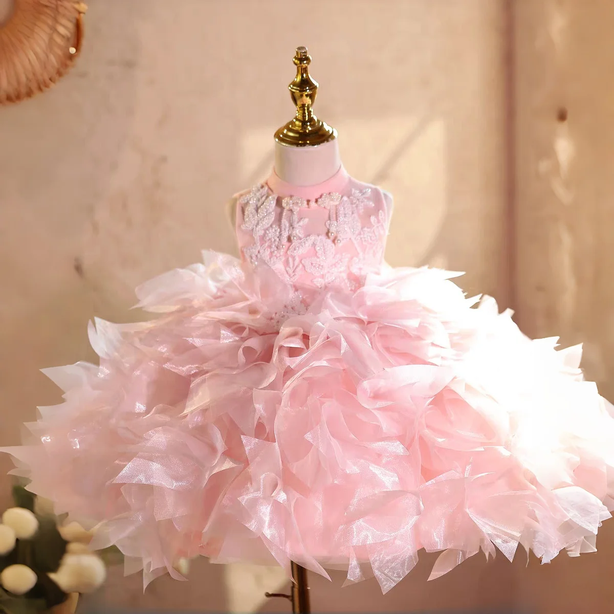 

Платье Dreamy Vow D250 серое без бретелек с бантом, без рукавов, длинное, для девочек, на свадьбу, день рождения, праздник, конкурс красоты, вечеринку, А-силуэт