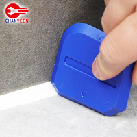 Silicone Plastic Caulking Tool Kit Joint Sealant Spreader Spatula Scraper for Tile Window Grout Edge Removal Construction Tools