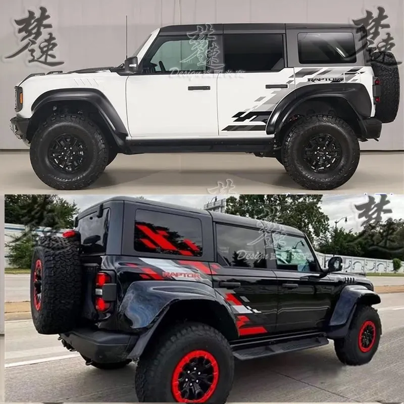 

Автомобильная наклейка для Ford BRONCO RAPTOR, Внешнее украшение, модная спортивная виниловая наклейка