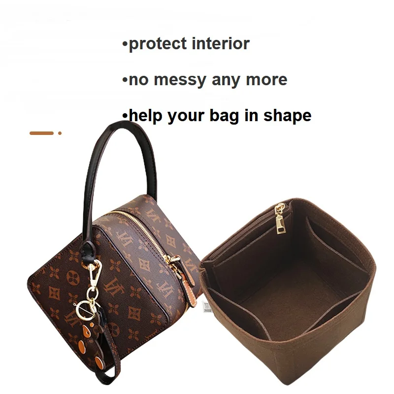 【Only Sale Inner Bag】Bag Organizer Insert For Lv Square Organiser Divider Shaper Protector Compartment