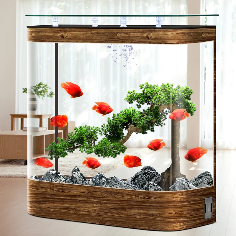 New home living room small and medium-sized goldfish tank aquarium automatic circulation lazy free water change