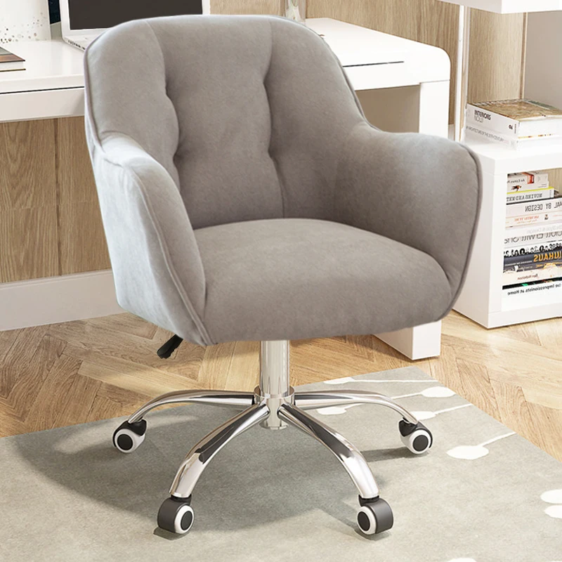 Thickened computer, comfortable and sedentary fabric, study, desk, office, adjustable bedroom chair