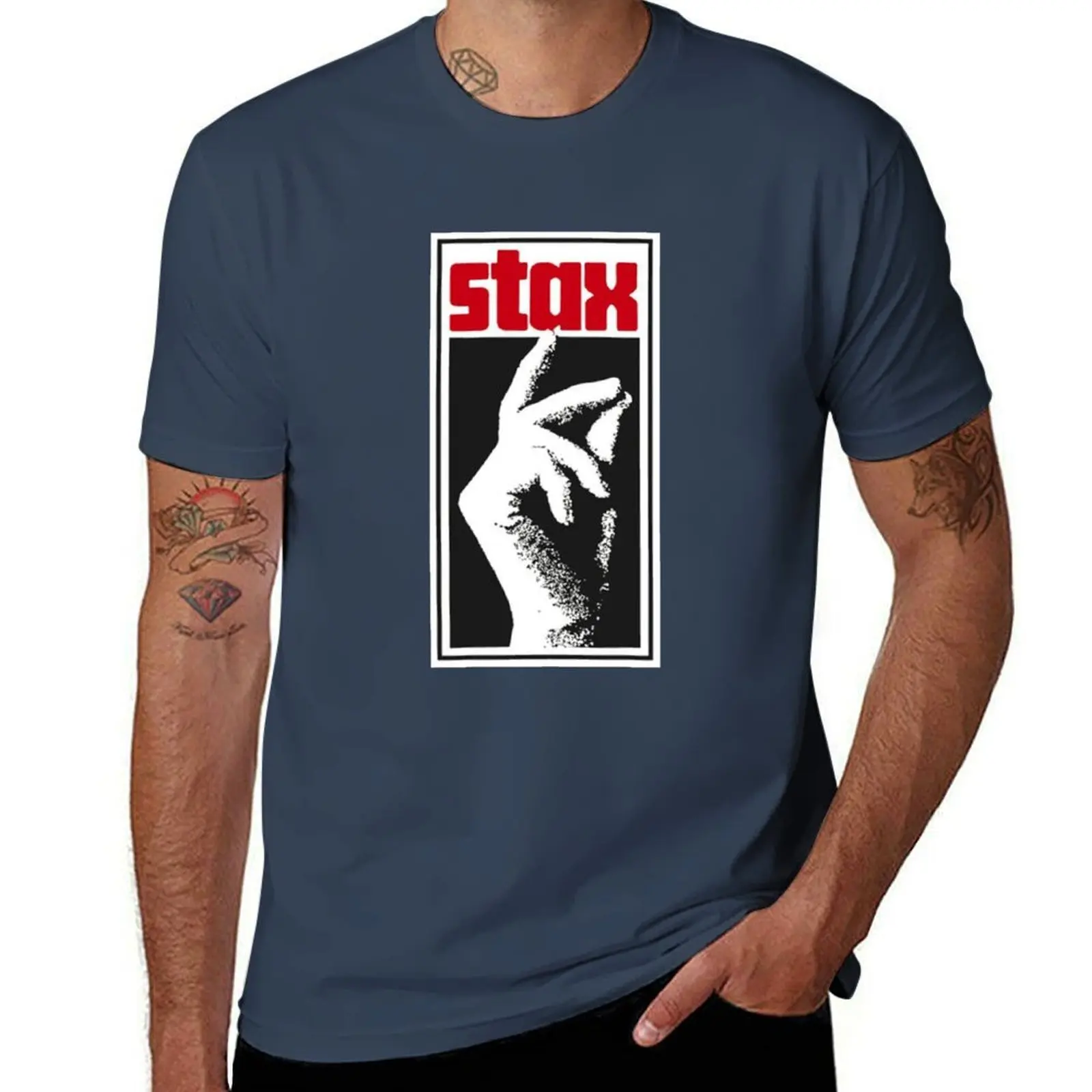 Records Shirt Stax Volt T-Shirt Basic Simple Casual Short Sleeve Tee