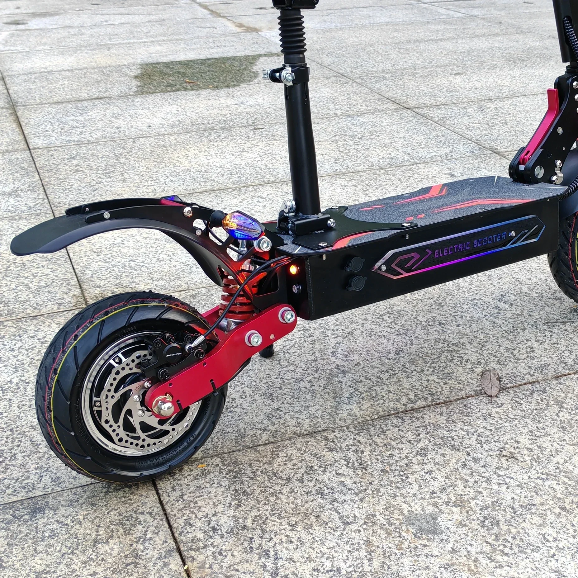 Boyueda Q7Pro Max 3200W 52V28AH، سرعة عالية 70 كم/ساعة محرك مزدوج للبالغين على الطرق الوعرة سكوتر كهربائي يتم شحنه من الاتحاد الأوروبي، قابل للطي 10 بوصات #3