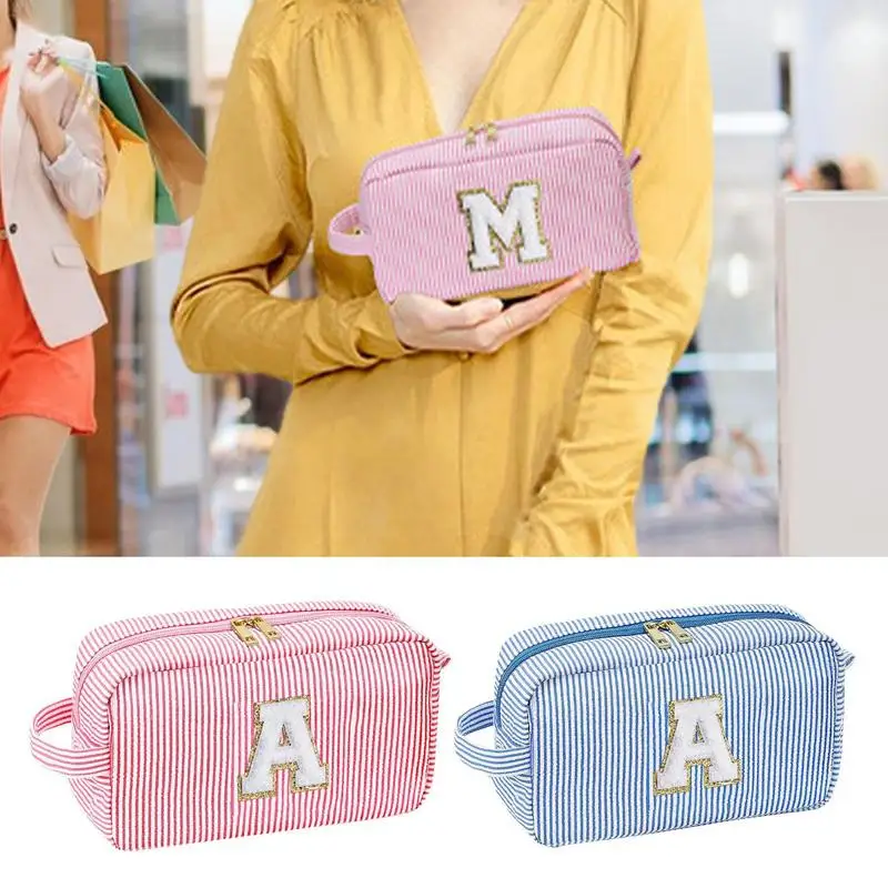 Toiletries Hand Bag Zippered Makeup Bag Cute Makeup Case Girls Handbags Purses Storage Organizer For Friends