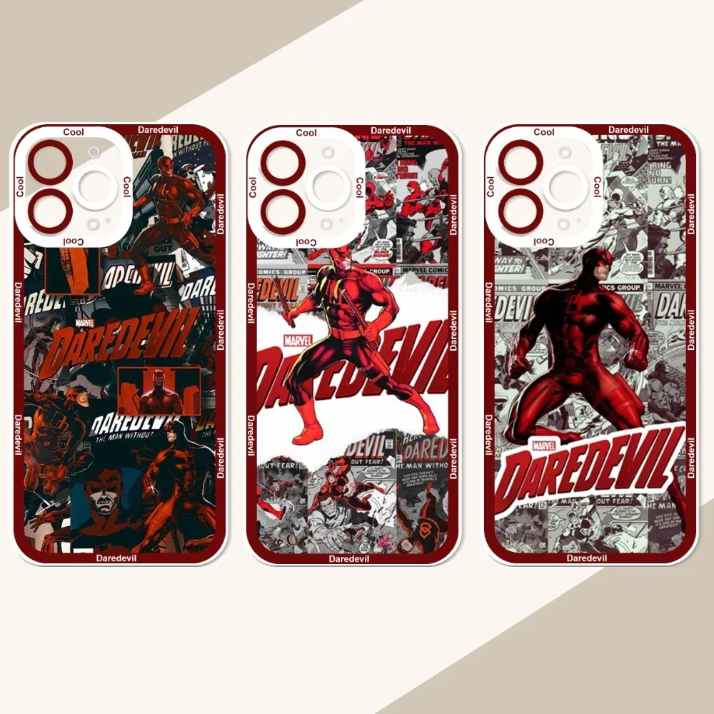 Cool D-Daredevil Phone Case For iPhone 12 11 13 14 Pro Max XR XS Max X SE2020 7 8 Plus Case