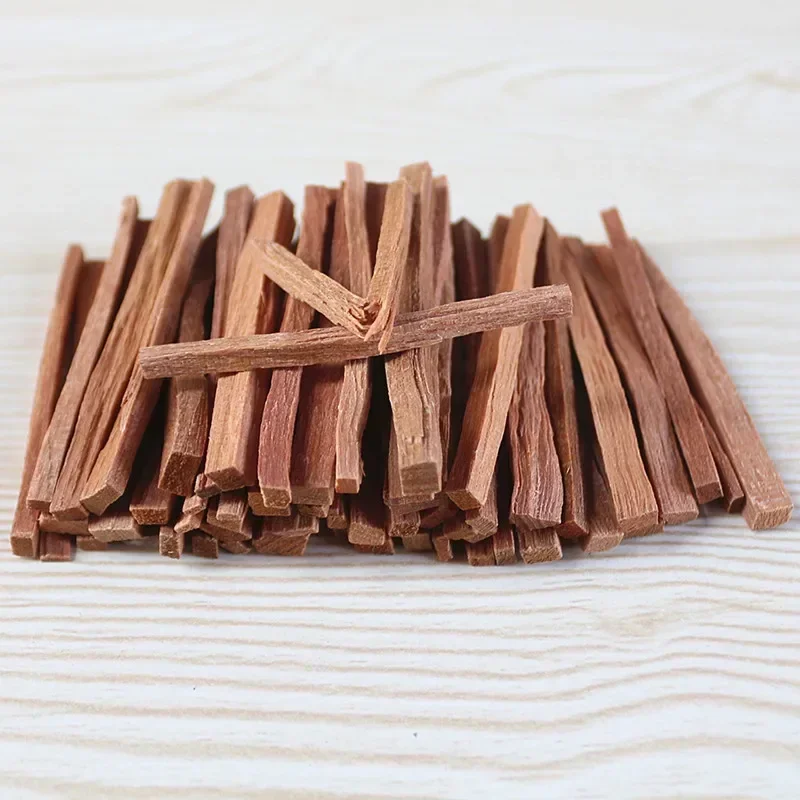 Natural Sandalwood Stick Fragrance Natural Hand Split Wood DIY Purification Healing Meditation Stress Relief Aromatherapy