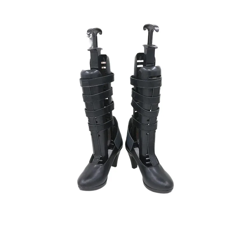 أحذية أنيمي التأثيرية Akemi Homura Puella Magi Madoka أحذية المرحلة الدعامة أزياء حفلات الهالوين إكسسوارات مصنوعة حسب الطلب