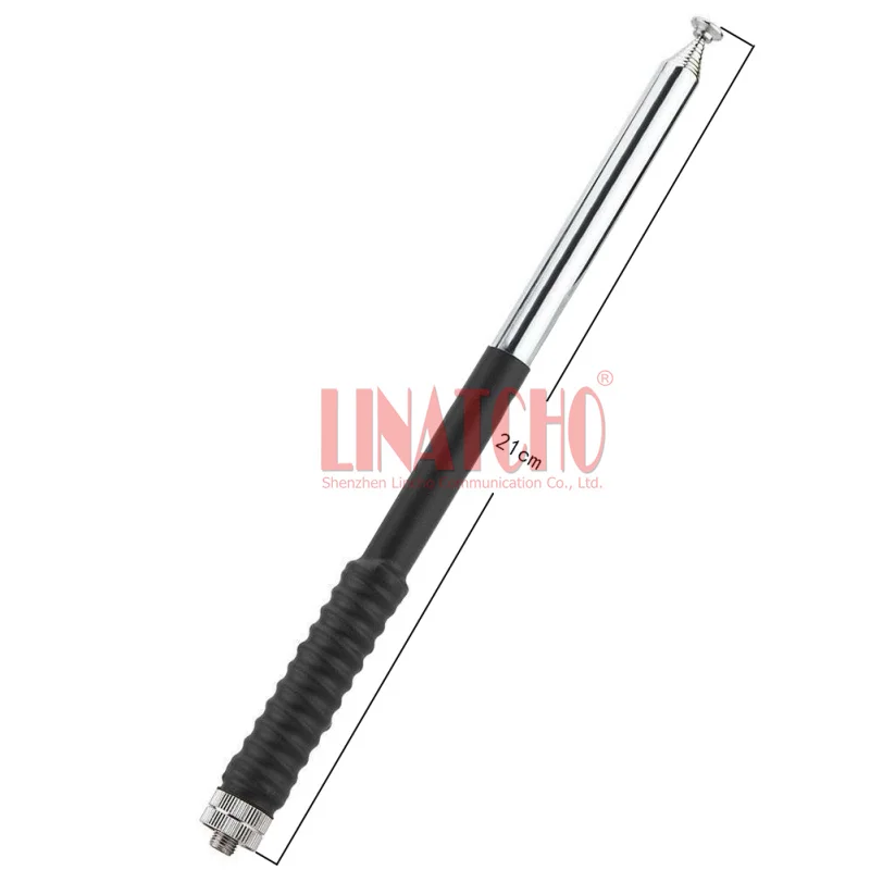 High Gain Long Distance Anti-collision Radio Walkie Talkie SMA Female Telescopic Rod Antenna VHF 136-174MHz