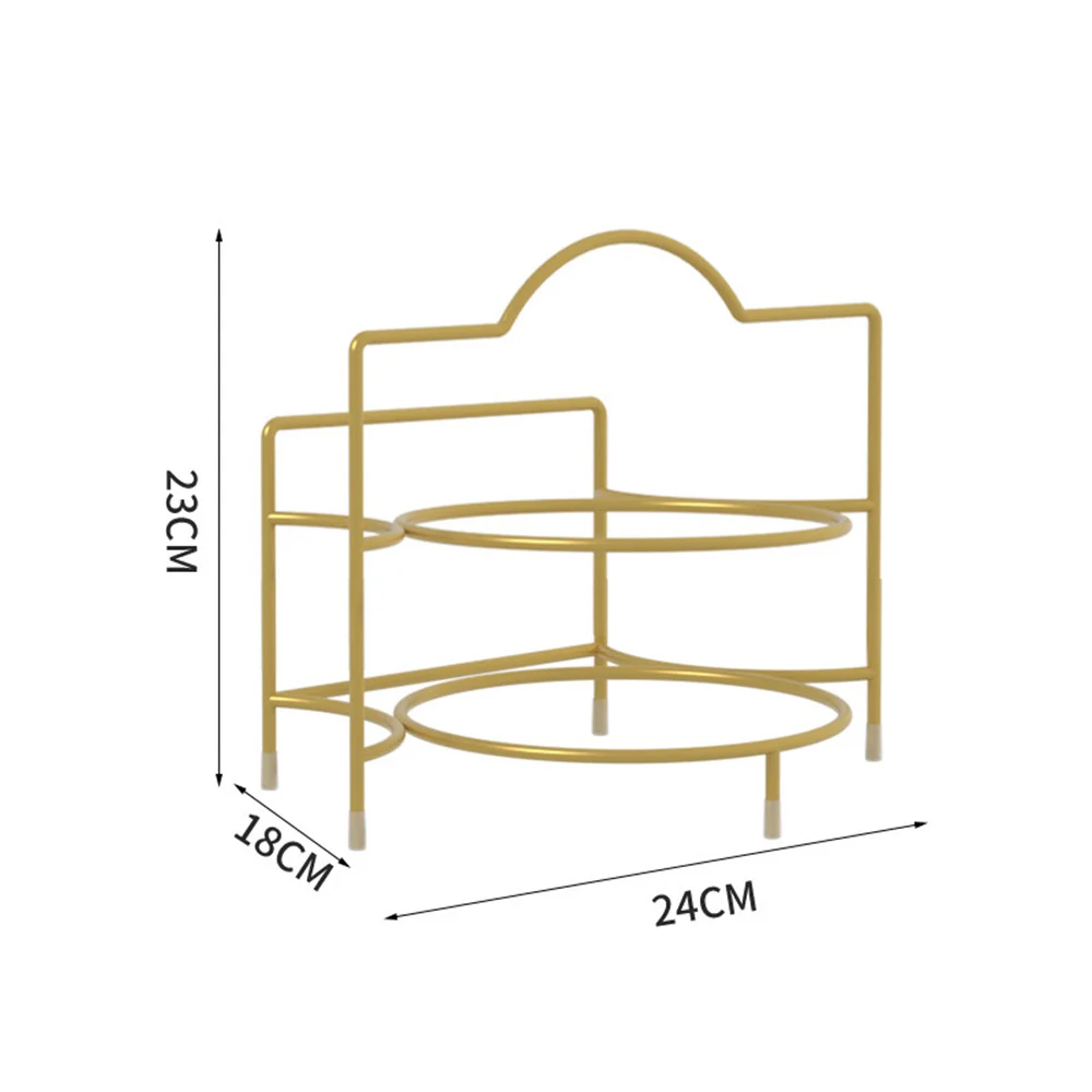 

Back-Up Rack Kitchen Side Dish Rack Multifunctional Countertop Multi-Layer Shelving Rack For Dishes Storage Rack