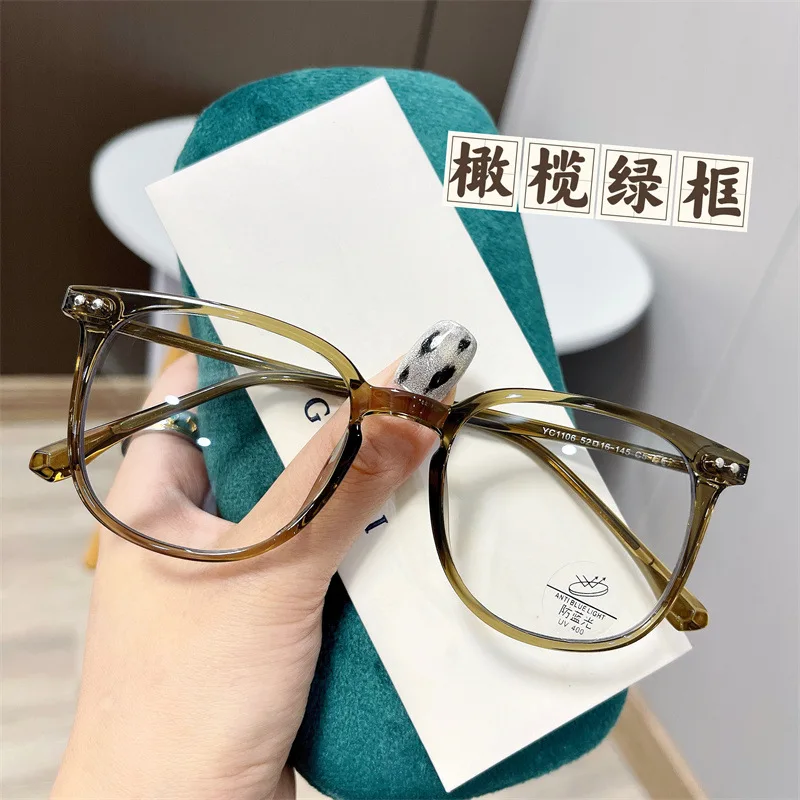 High Quality Women's Eyeglass Frame New Stylish Anti Blue Light Man Glasses TR90 Material Glasses for Men