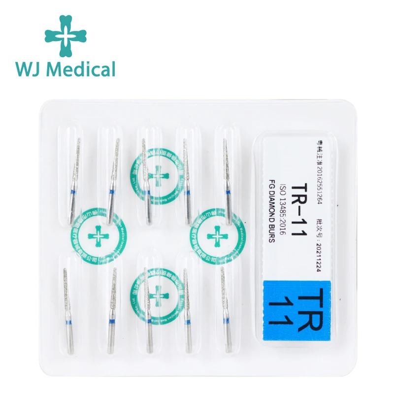 10 TEILE/SATZ 1,6mm Dental Bohrer Tipps Bürsten Odontologia Hartmetall Fresas Dentales Zahnarzt Diamant Bohrer Material Zubehör Werkzeuge