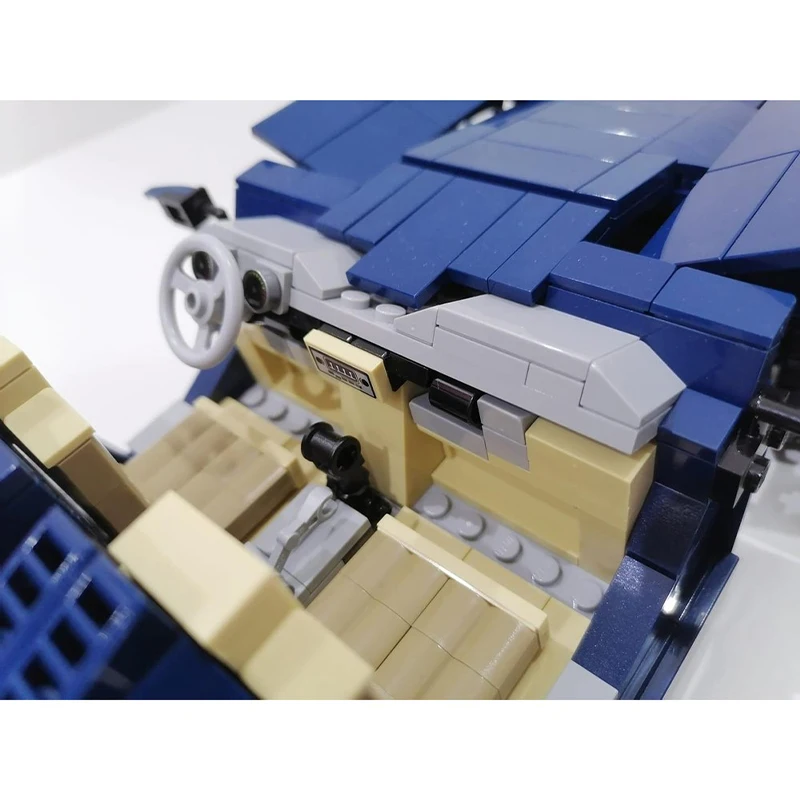 529ピース MOC ポラリス スリングショット モジュラービルディングブロック DIY スポーツカーモデル スーパーカー ディスプレイ コレクタブル おもちゃ 子供 大人向け