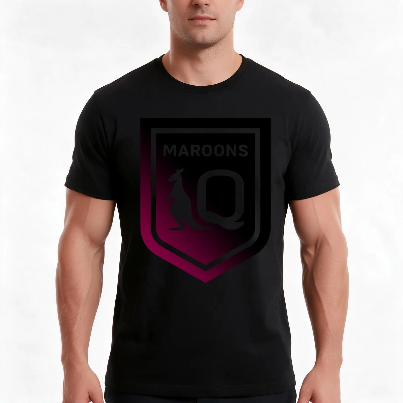 Queensland maroons T-Shirt Summer Casual Cotton Tee Oversized Streetwear Tops Vintage Graphic Print Loose Fit Short Sleeve
