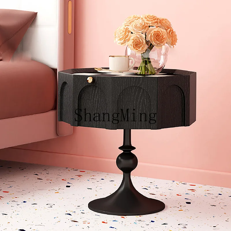 

ZYY solid wood retro creative small apartment family sofa next to a few bedside tables bedroom locker