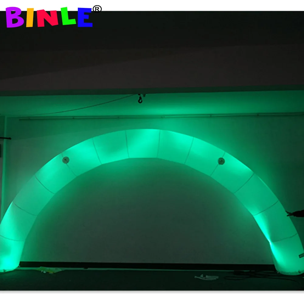 

Fantastic led inflatable arch customized inflatable rainbow arch with RGB lighting for show