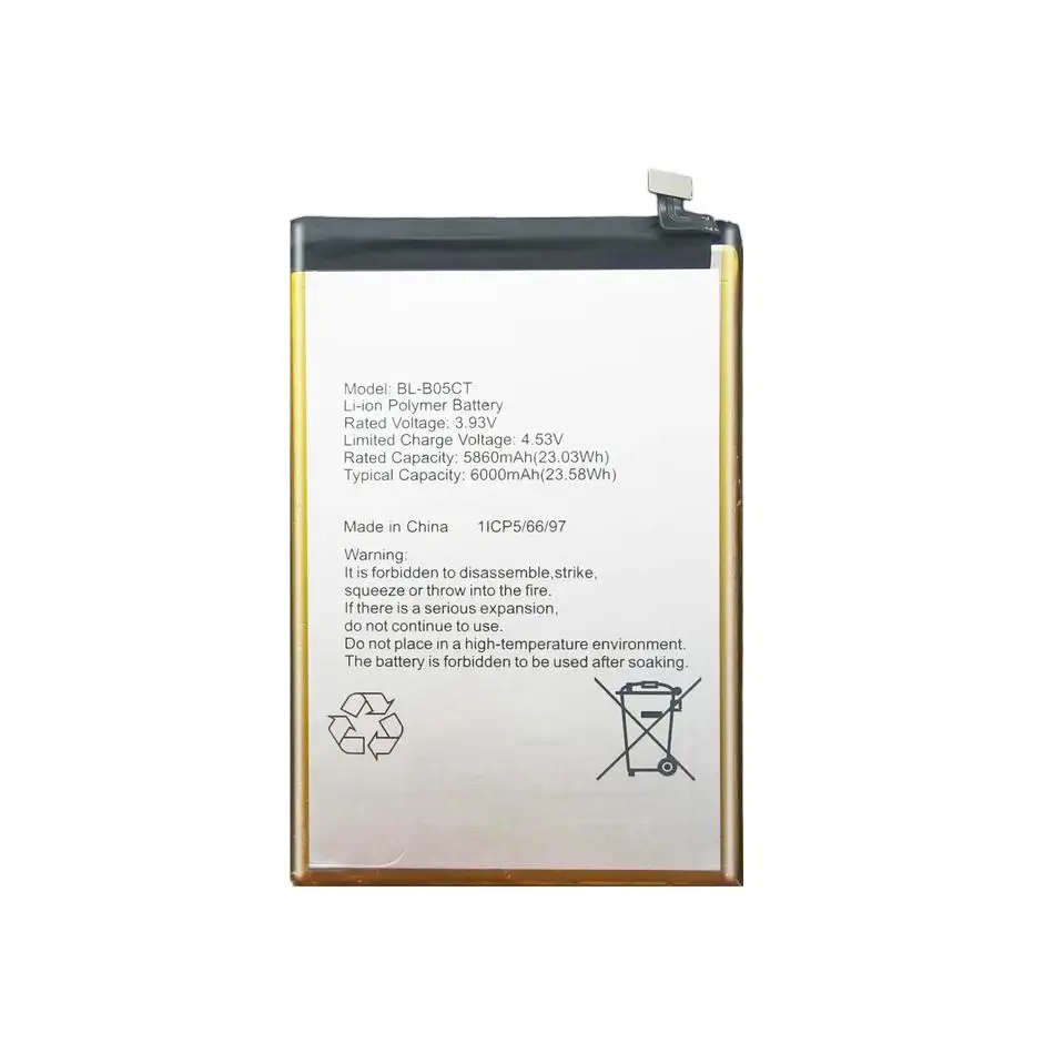 Mobile Phone Battery Rapid Charging Fit For Other BL-B05CT 6000mAh