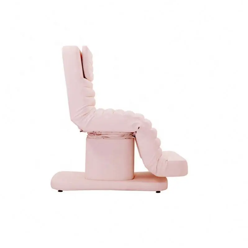 Luxurious Head Beauty Salon Curved Luxury Lash Facial Eyelash Bed Portable Foldable Hydraulic Massage Beds