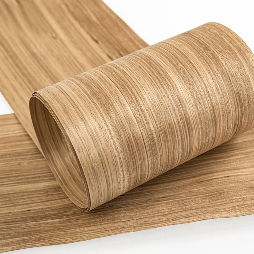Thick Cut Natural African Beli Wood Veneer Straight Grain for Furniture Cabinet Marquetry DIY Decor
