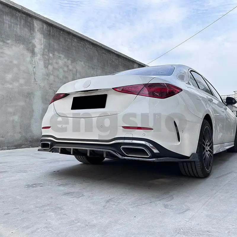 

Задний бампер, сплиттер, спойлер, кронштейн диффузора для Mercedes Benz C Class W206 C200 C43 AMG 2022 2023 2024 2025