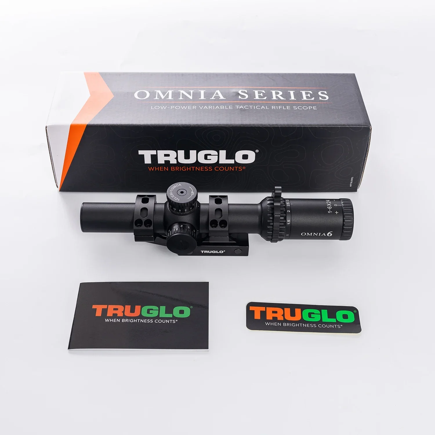 TRUGLO Omnia 1-6x24mm luneta celownicza 30mm jednoczęściowa rura aluminiowa celownik optyczny siatka luneta oryginalna