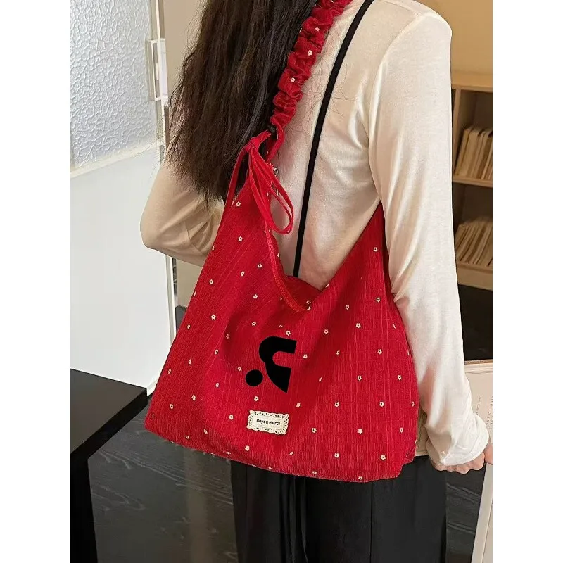 bolso-bandolera-casual-de-lona-para-mujer-bolso-de-hombro-Unico-bolso-de-viaje-con-puntos-rojos-nueva-tendencia-de-moda-2026