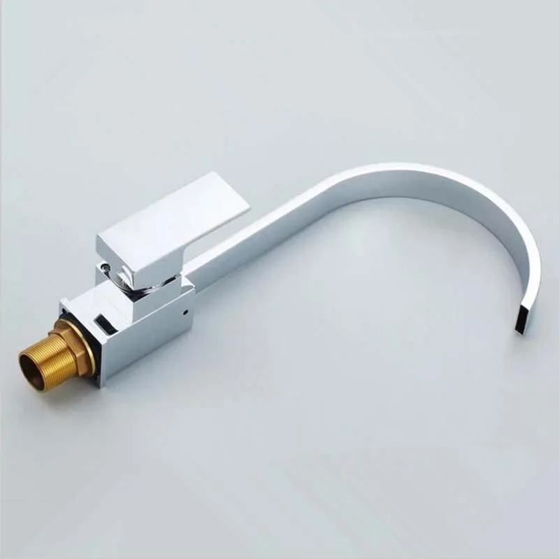 kitchen  Vidric Faucet New Design Bathroom a Mixer Tap waterfall water taps Faucet Vessel Mixer Brass Tap bathroom faucet