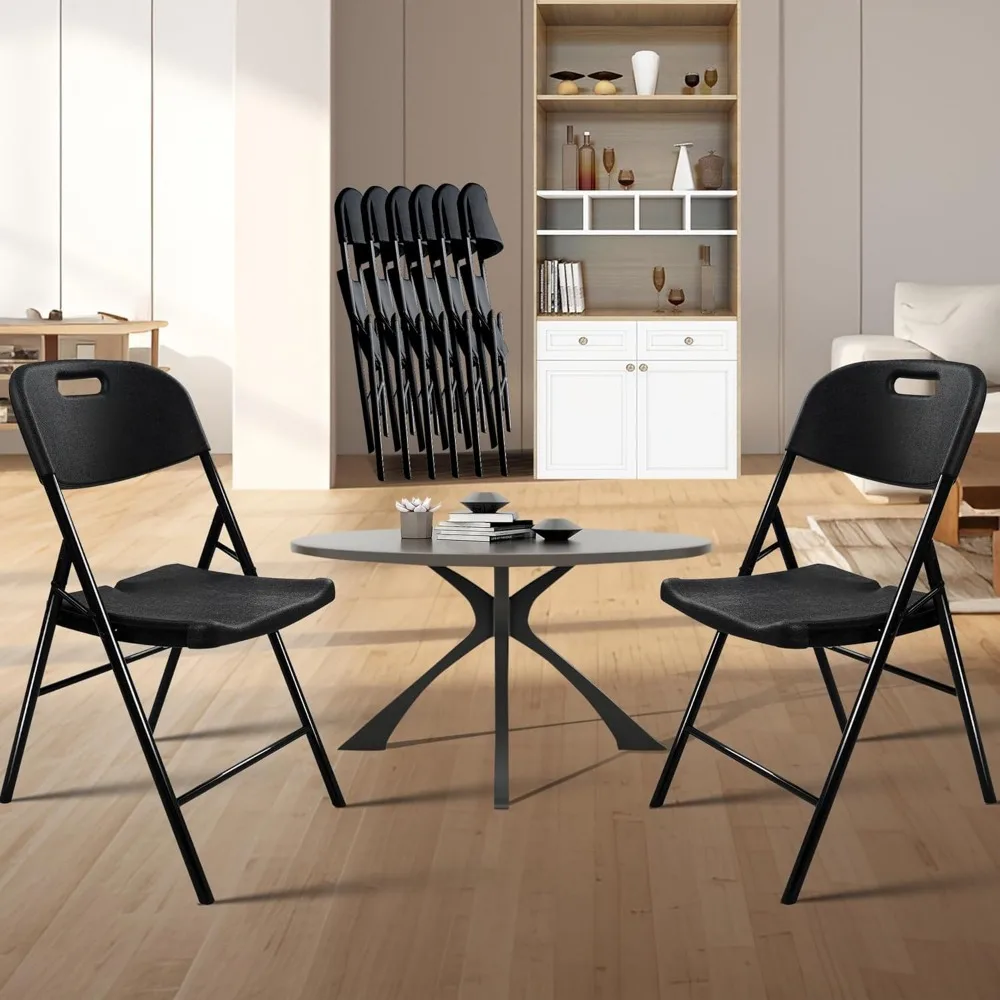 \"4-częściowy zestaw składanych krzeseł o udźwigu 700 funtów do użytku wewnątrz i na zewnątrz - idealny do jadalni, kuchni, pikników i wydarzeń\"