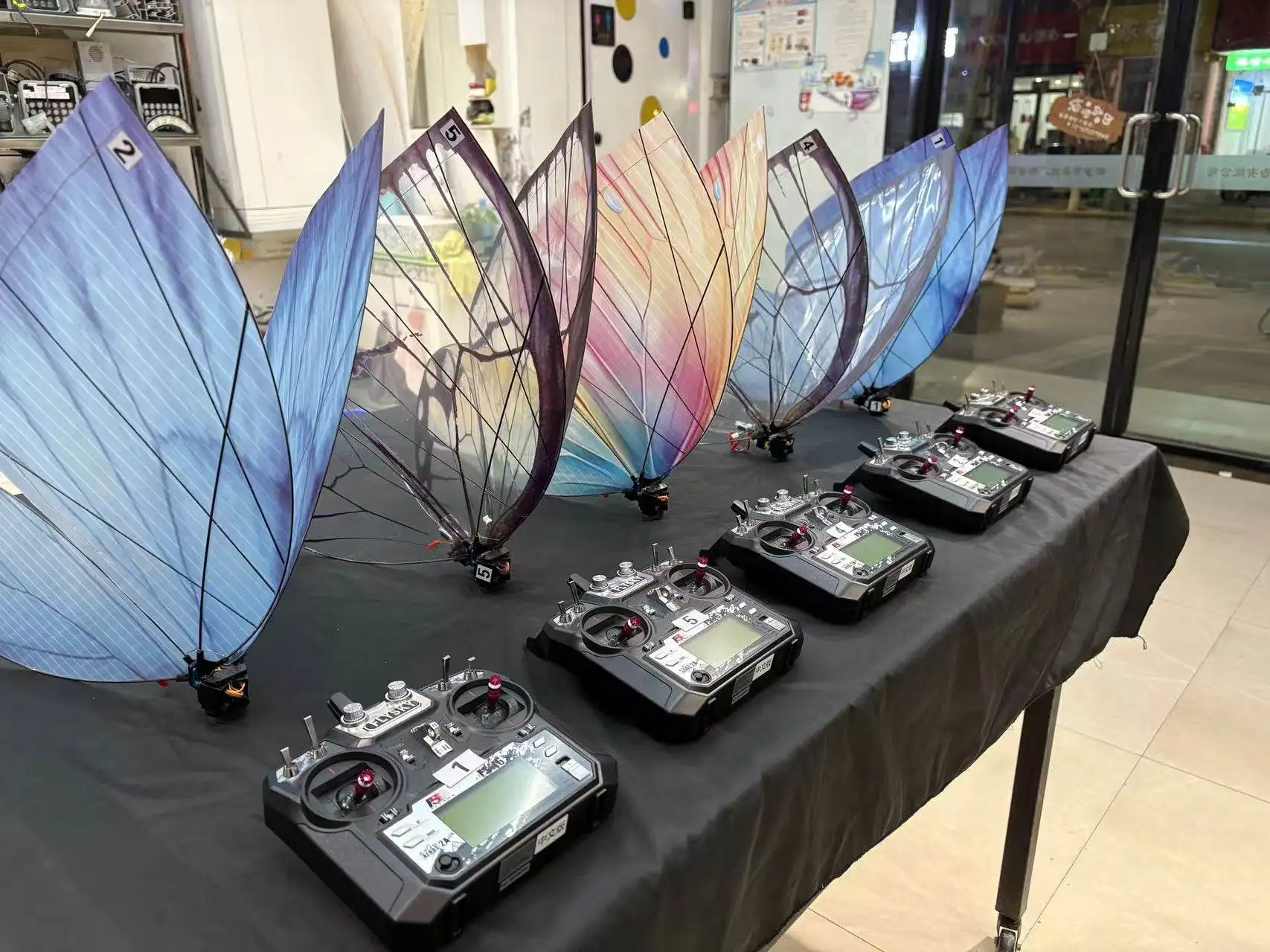 Biomimetic Flapping Butterfly Drone - Remote Control Glass Wing Flying Butterfly for Stage Shows & Events Ready-to-Fly Magical P