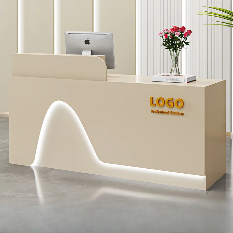 Laudry Register Reception Desk Supermarket Receptionist Mobile Reception Desk Waiting Rezeption Desk Beauty Office Furniture