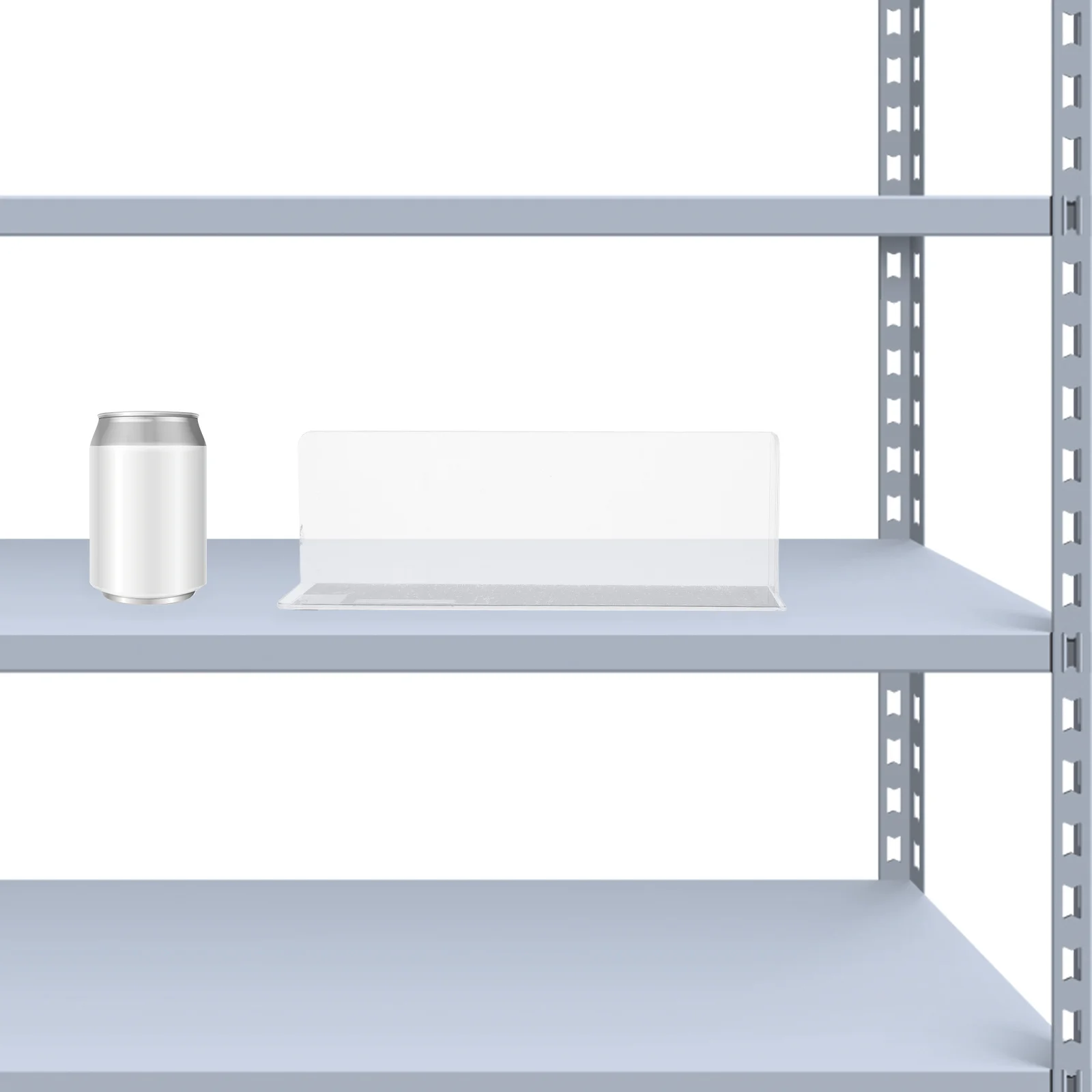 

4pcs Magnetic Shelf Dividers L-Shaped Plastic Retail Display Organizers For Supermarkets Snacks Separators Material