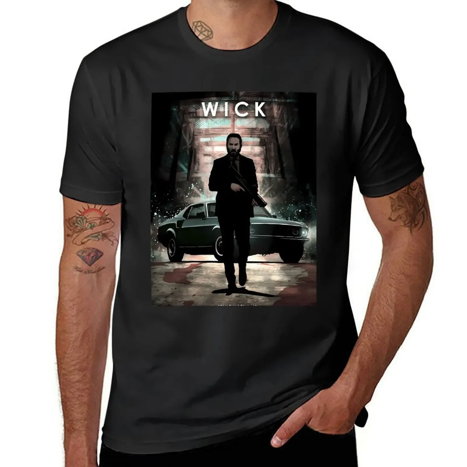 

John Wick T-Shirt graphic t shirts oversized graphic tee anime shirts men