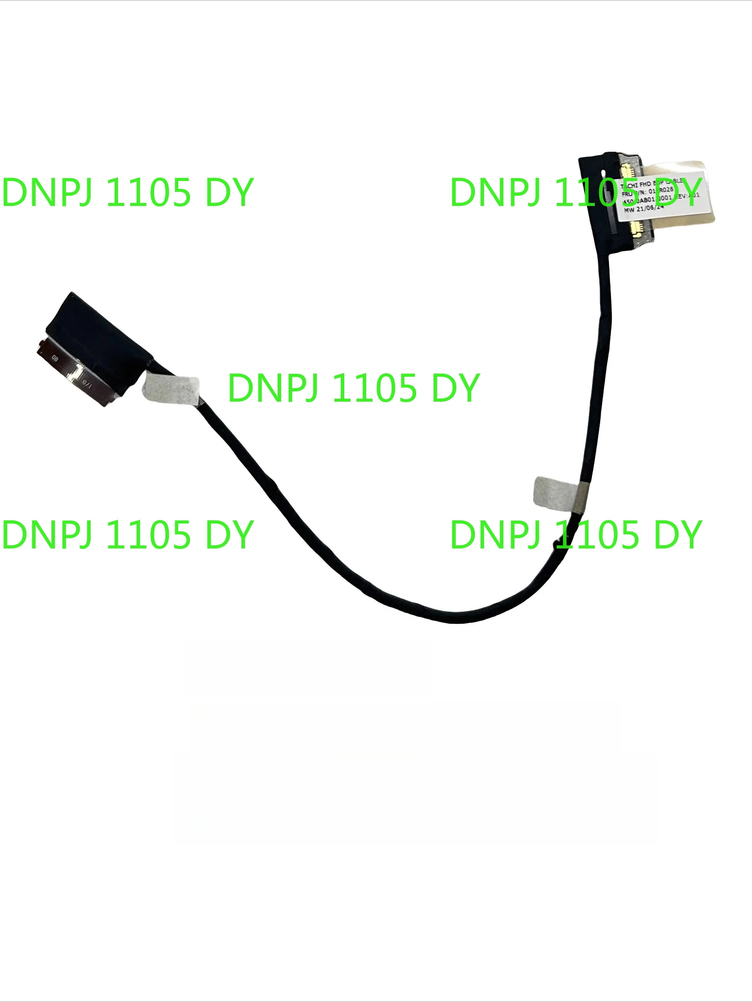 DB Lenovo ThinkPad T570 P51S P52S T580 30PIN 노트북 LCD 케이블 용 새 LCD FHD 스크린 케이블 450.0AB01.0001 01ER028