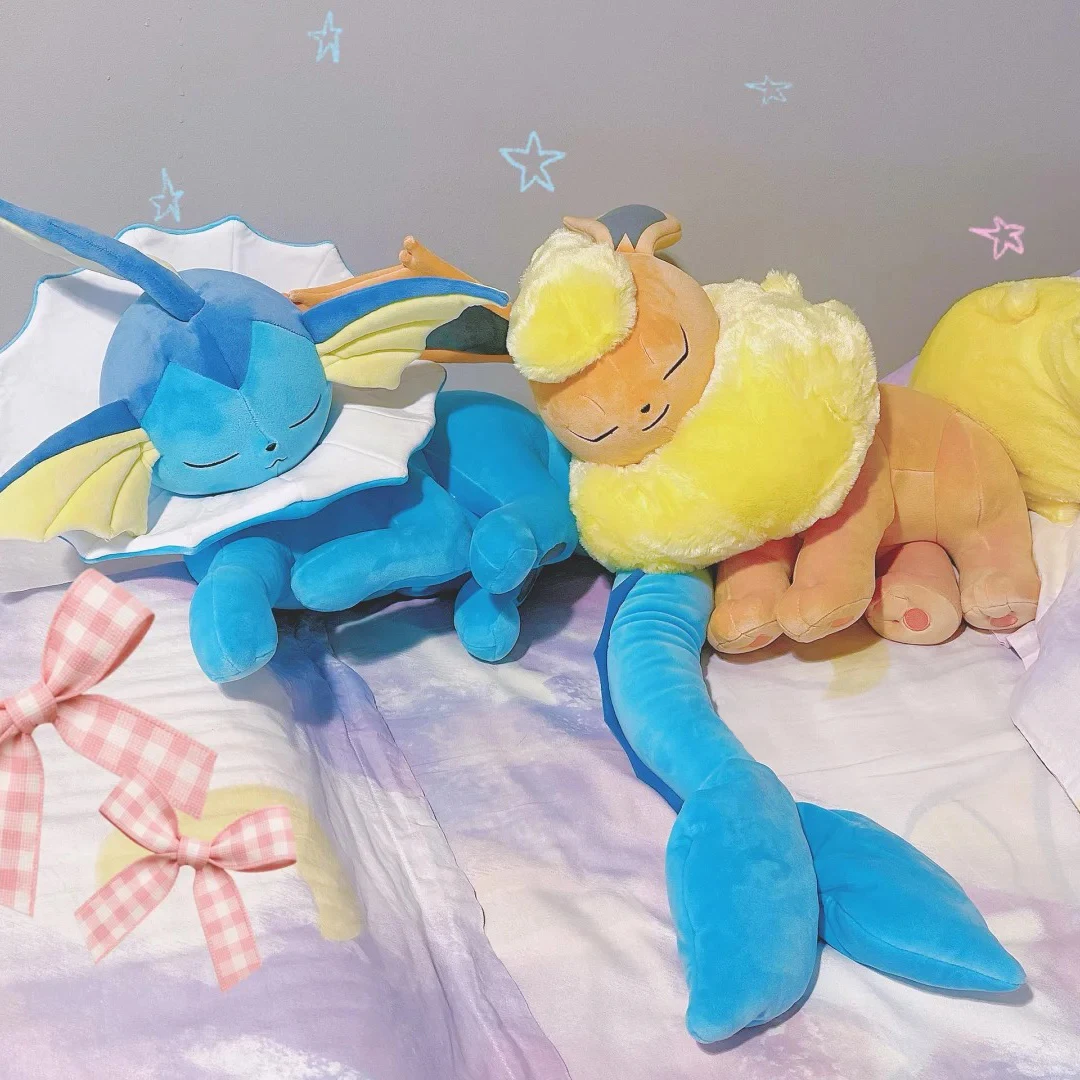 big-size-sleeping-pokemon-flareon-vaporeon-plush-toy-stuffed-doll-cute-eevee-birthday-gift