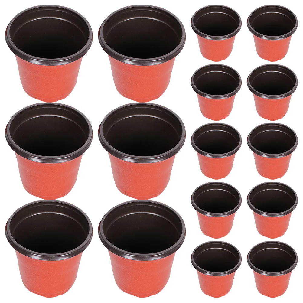 

50pcs Plastic Flower Pot 120X88X108Mm Minimalist Design For Succulents Cacti Plants Desk Decor Garden Storage Flowerpot Plastic